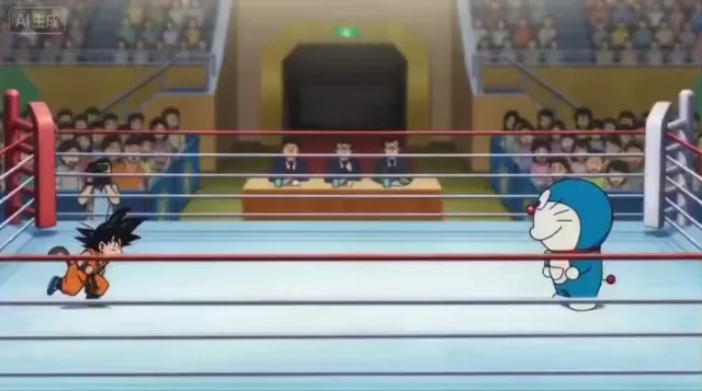 Anime Boxing Match Cartoon Style — AI video generated with Seedance 2.0