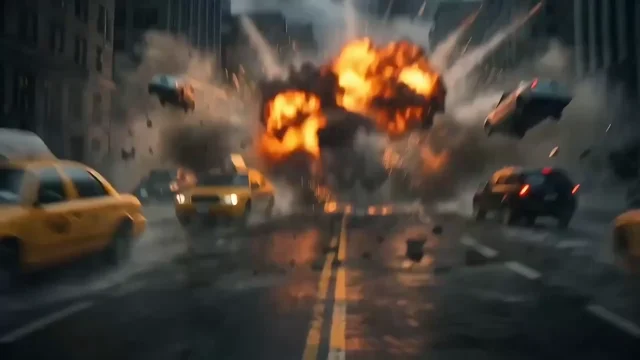 Sci-Fi Spider Robot Battle Scene — AI video generated with Seedance 2.0