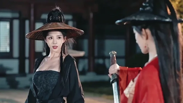 European Street Walk Red Coat Fashion — AI video generated with Seedance 2.0