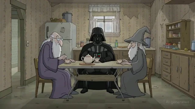 Woman with Circular Weapon Engine — AI video generated with Seedance 2.0